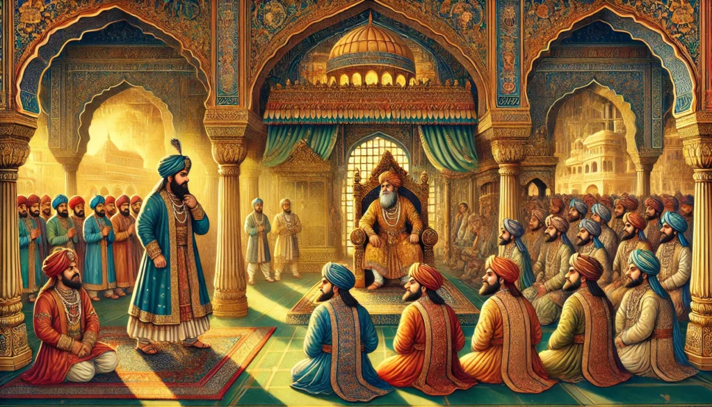 अकबर बीरबल की कहानी चोर की दाढ़ी में तिनका