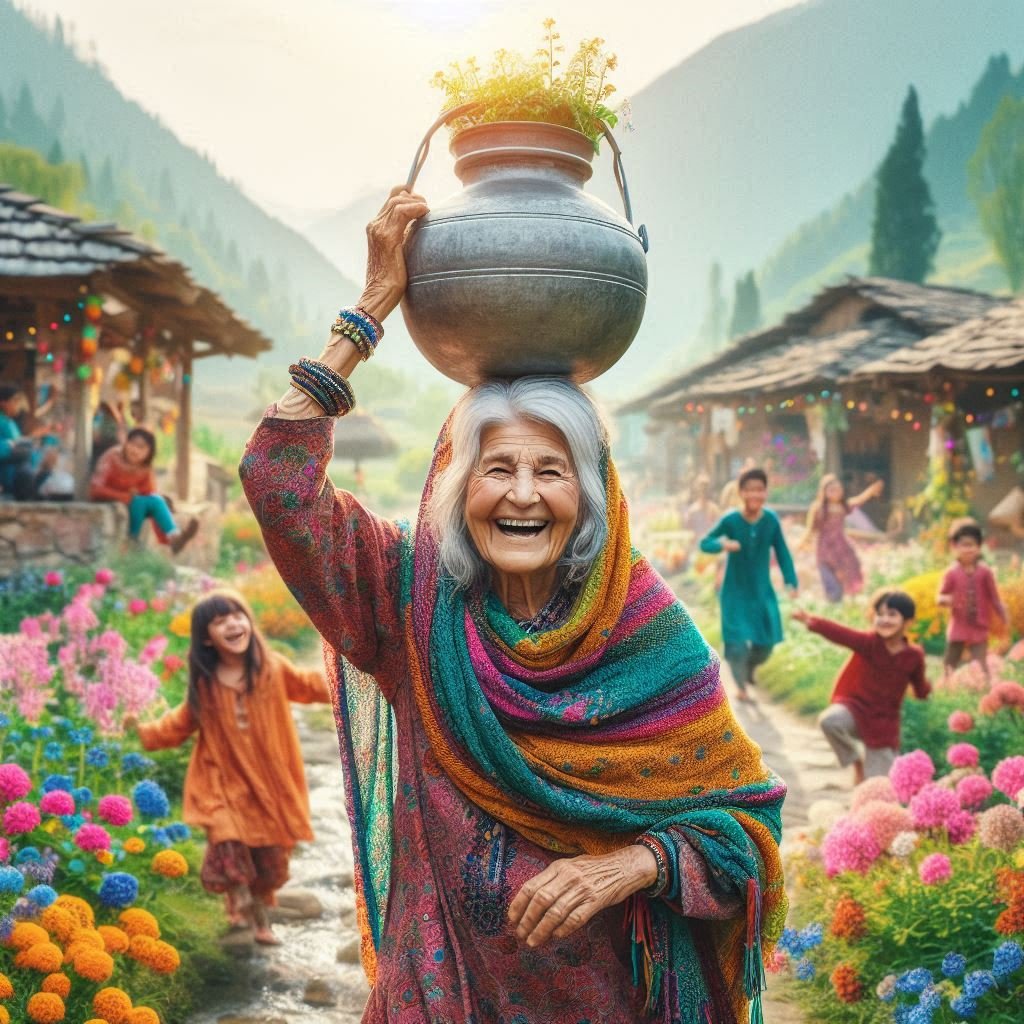 बुढ़िया और मटके की अनोखी यात्रा